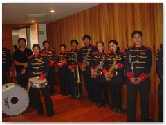 Banda Musical de la UNMSM conformada por los mismo alumnos de la Facultad.