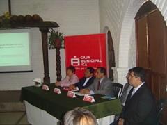 CMAC ICA - Rol Social de las Cajas Municipales -  realizado 14 de Octubre 2010 en el -Hotel El Carmelo- como parte del XXI Aniversario de vida institucional.