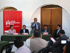 CMAC ICA - Rol Social de las Cajas Municipales -  realizado 14 de Octubre 2010 en el -Hotel El Carmelo- como parte del XXI Aniversario de vida institucional.