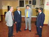 
Visita del C.N.A. a los distintos ambientes de la F.I.I. de la U.N.M.S.M.