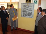 
Visita del C.N.A. a los distintos ambientes de la F.I.I. de la U.N.M.S.M.