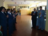 
Visita del C.N.A. a los distintos ambientes de la F.I.I. de la U.N.M.S.M.