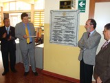 
Visita del C.N.A. a los distintos ambientes de la F.I.I. de la U.N.M.S.M.