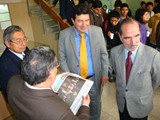 Visita del C.N.A. a los distintos ambientes de la F.I.I. de la U.N.M.S.M.